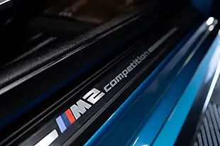 Used 2019 BMW M2 Competition Long Beach Blue - Interior and Exterior details 12