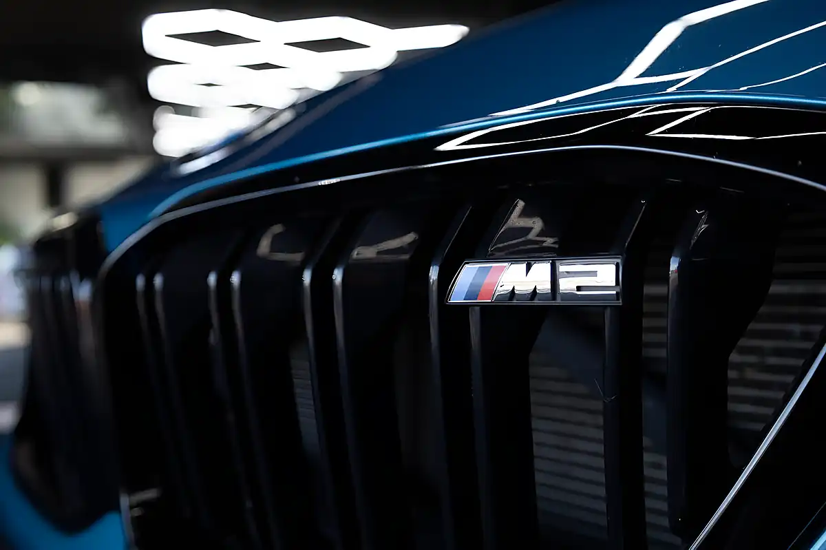 Used 2019 BMW M2 Competition Long Beach Blue - Interior and Exterior details 14