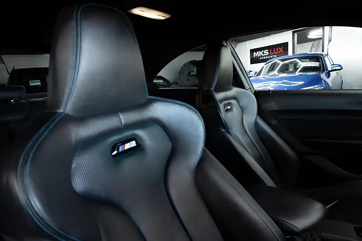 Used 2019 BMW M2 Competition Long Beach Blue - Interior and Exterior details 19