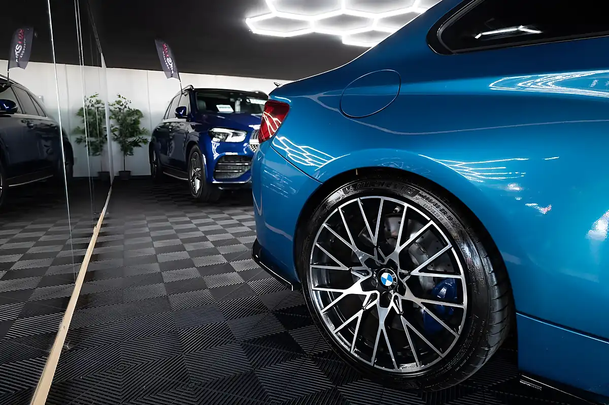 Used 2019 BMW M2 Competition Long Beach Blue - Interior and Exterior details 20