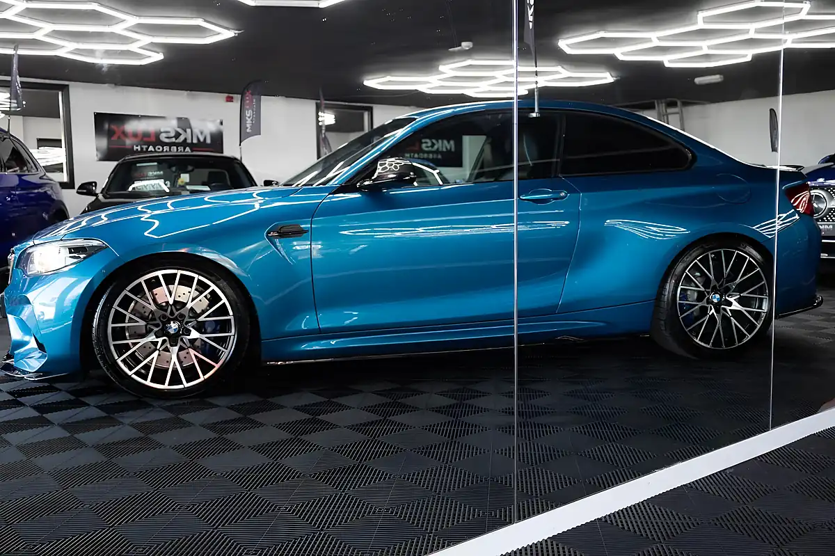 Used 2019 BMW M2 Competition Long Beach Blue - Interior and Exterior details 6