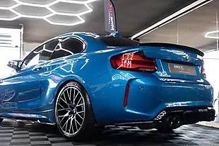 Used 2019 BMW M2 Competition Long Beach Blue - Interior and Exterior details 7