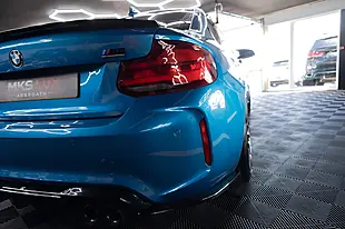 Used 2019 BMW M2 Competition Long Beach Blue - Interior and Exterior details 9