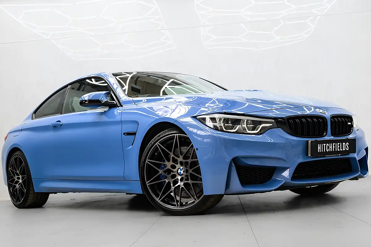 Used 2019 BMW M4 Competition Blue - Interior and Exterior details 2
