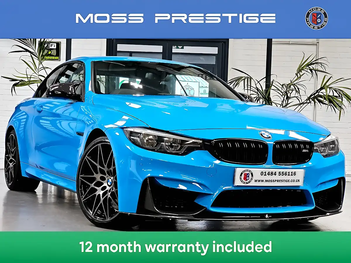 Used 2019 BMW M4 Competition Blue - Front View