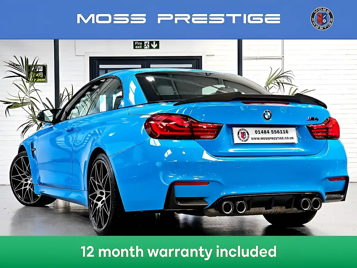 Used 2019 BMW M4 Competition Blue - Interior and Exterior details 2