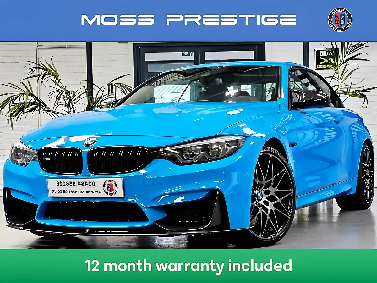 Used 2019 BMW M4 Competition Blue - Interior and Exterior details 3