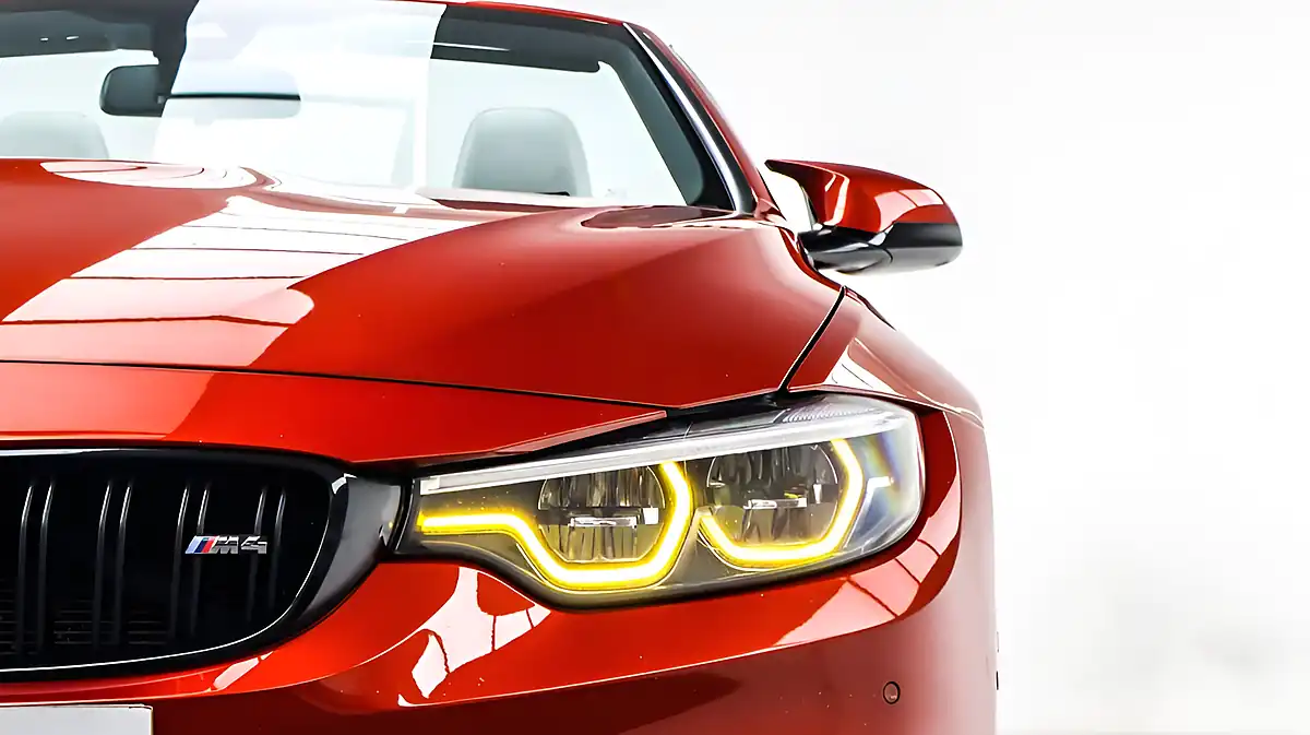 Used 2019 BMW M4 Competition Orange - Interior and Exterior details 10