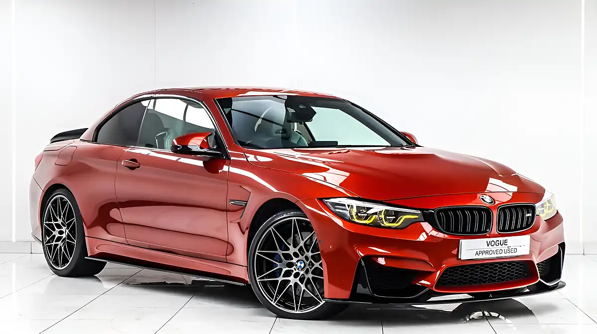 Used 2019 BMW M4 Competition Orange - Interior and Exterior details 4