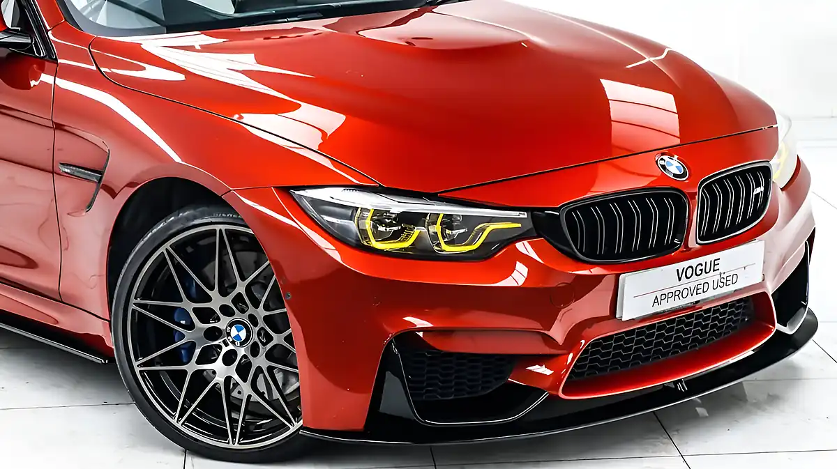 Used 2019 BMW M4 Competition Orange - Interior and Exterior details 5