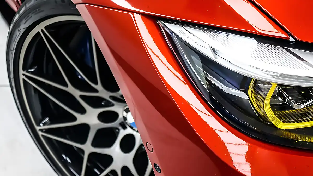 Used 2019 BMW M4 Competition Orange - Interior and Exterior details 7