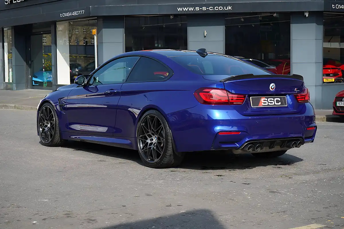 Used 2019 BMW M4 Competition San Marino Blue - Interior and Exterior details 10