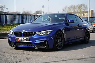 Used 2019 BMW M4 Competition San Marino Blue - Interior and Exterior details 6