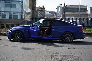 Used 2019 BMW M4 Competition San Marino Blue - Interior and Exterior details 9