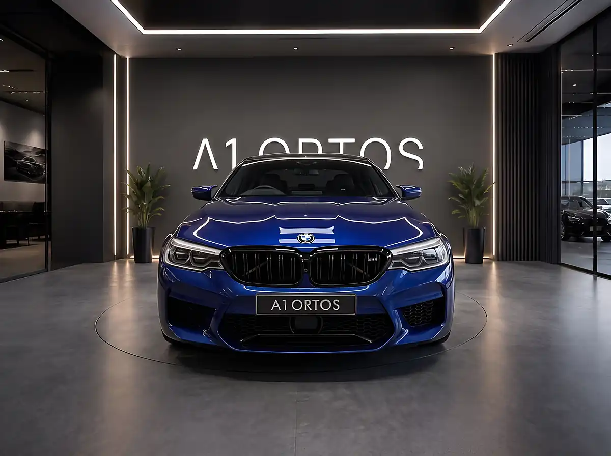 Used 2019 BMW M5 Blue - Interior and Exterior details 2
