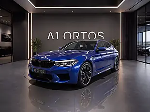 Used 2019 BMW M5 Blue - Interior and Exterior details 3