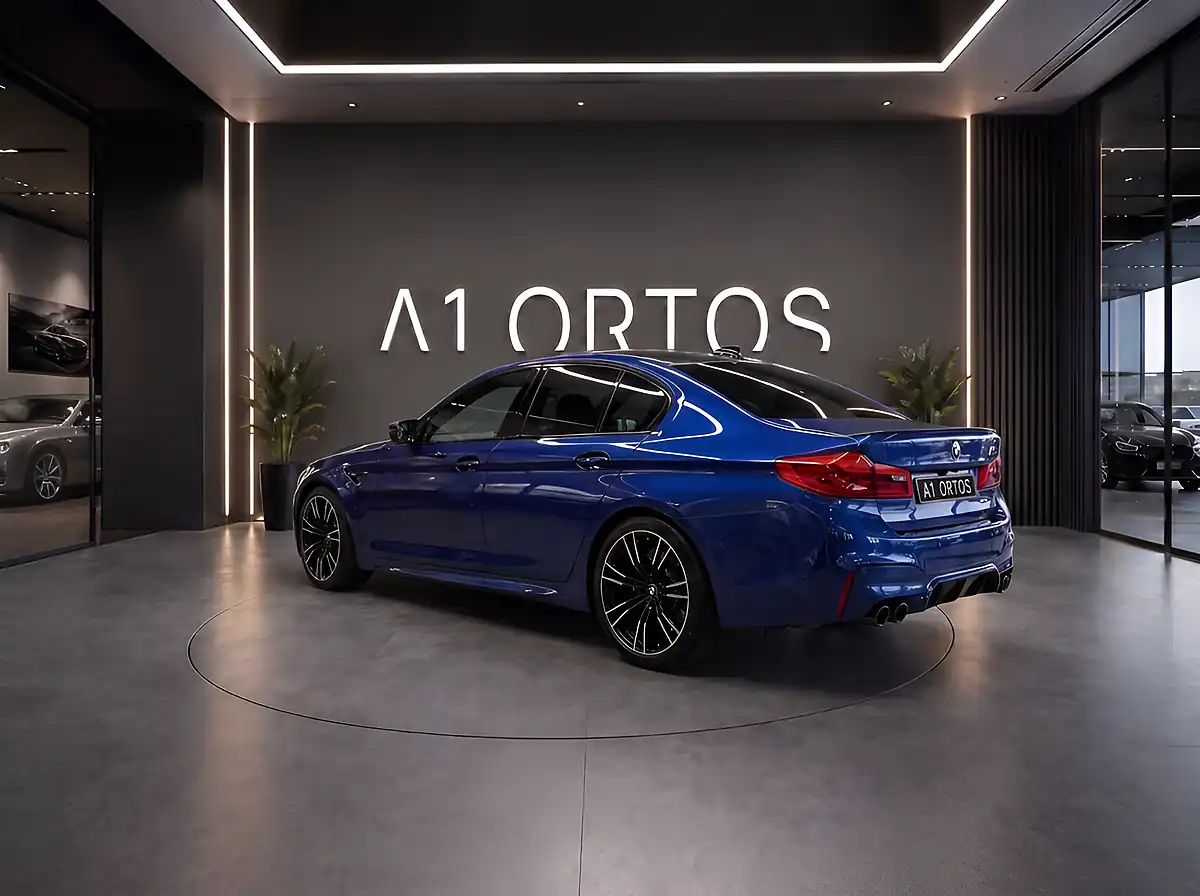 Used 2019 BMW M5 Blue - Interior and Exterior details 6