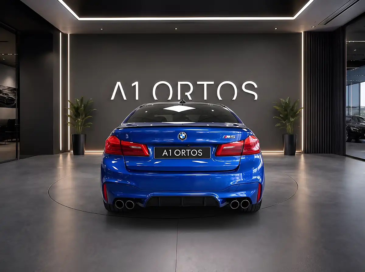 Used 2019 BMW M5 Blue - Interior and Exterior details 7