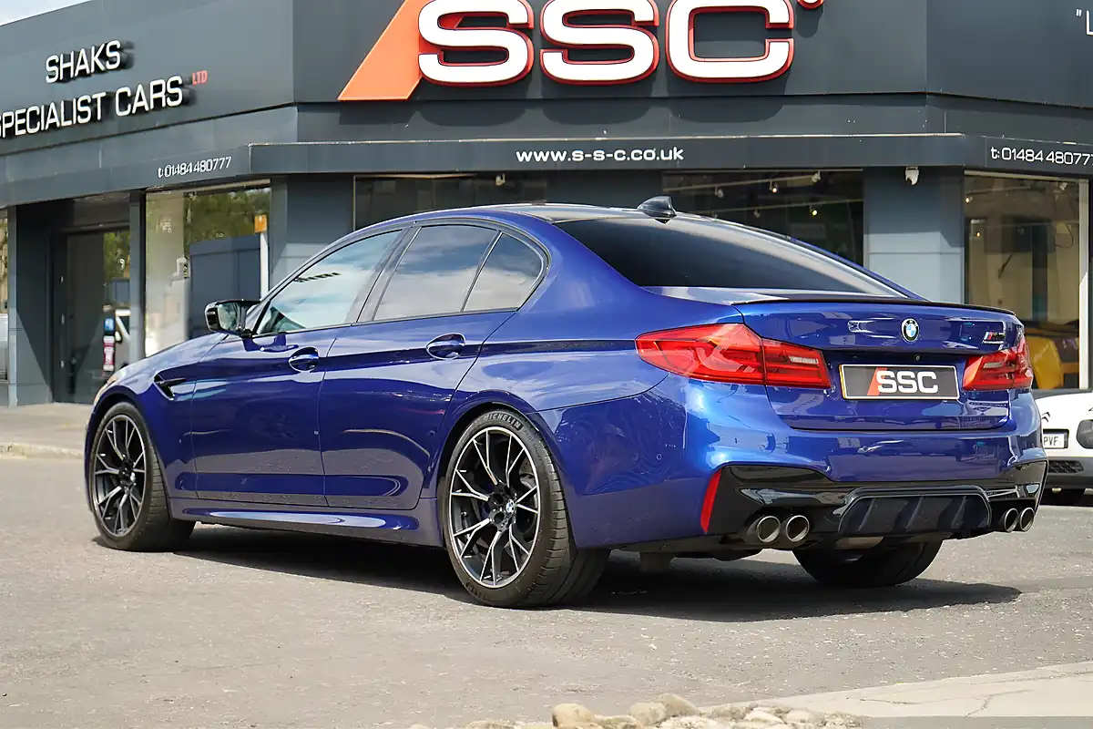 Used 2019 BMW M5 Competition Marina Bay Blue - Interior and Exterior details 10