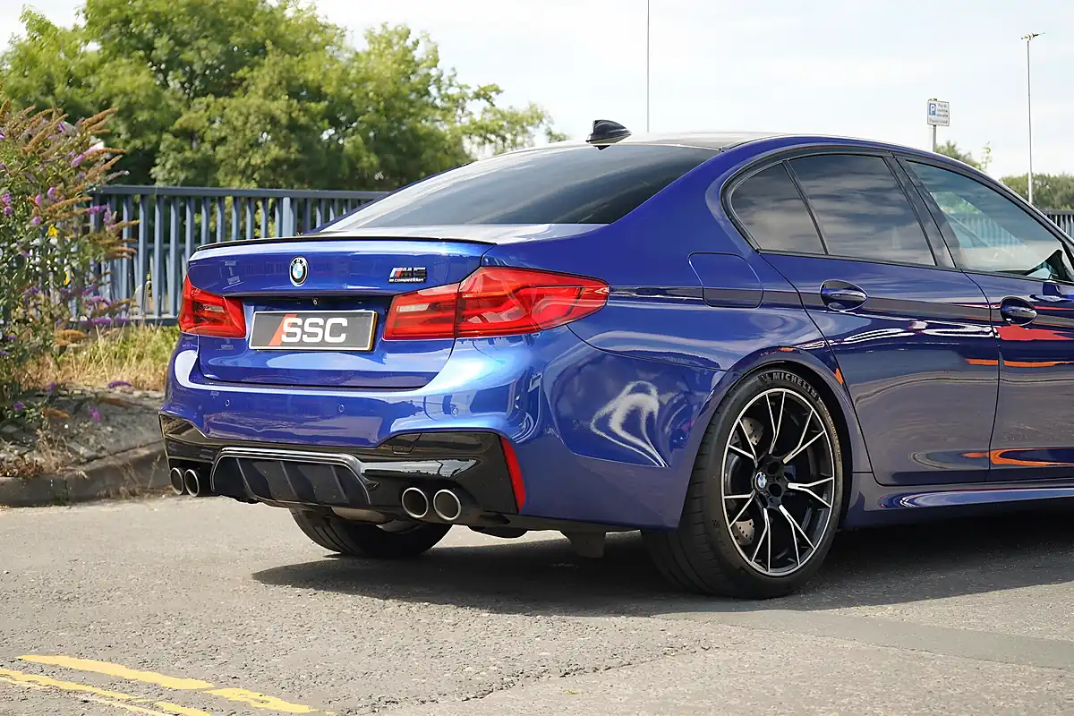 Used 2019 BMW M5 Competition Marina Bay Blue - Interior and Exterior details 12