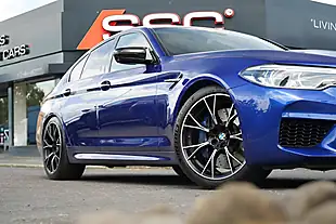 Used 2019 BMW M5 Competition Marina Bay Blue - Interior and Exterior details 19