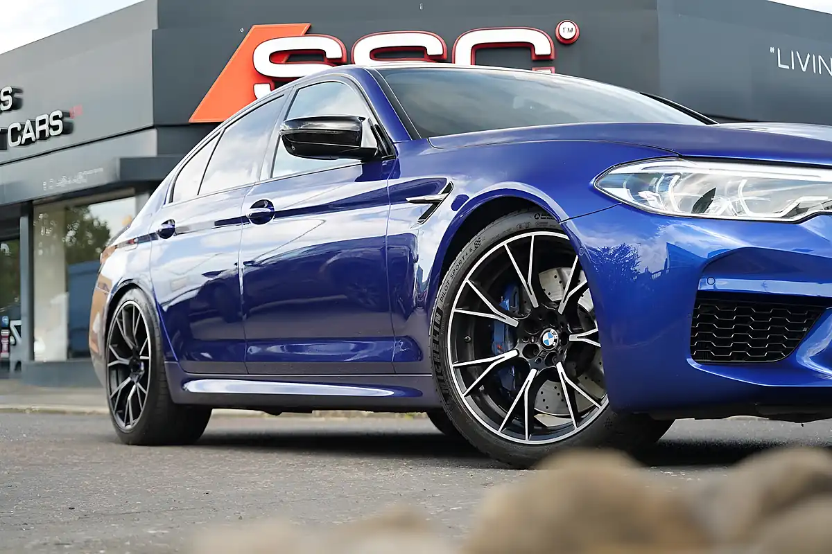 Used 2019 BMW M5 Competition Marina Bay Blue - Interior and Exterior details 19