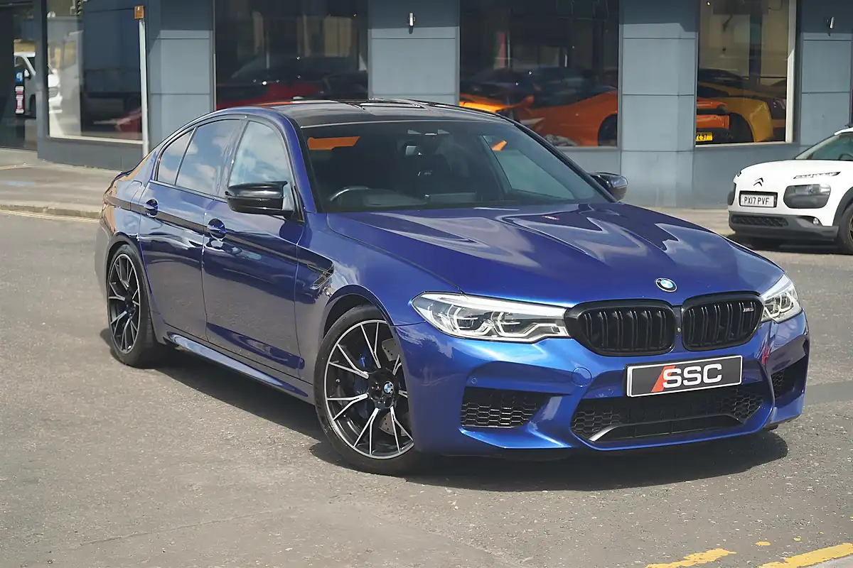 Used 2019 BMW M5 Competition Marina Bay Blue - Interior and Exterior details 20