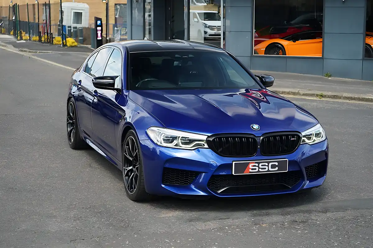 Used 2019 BMW M5 Competition Marina Bay Blue - Interior and Exterior details 5