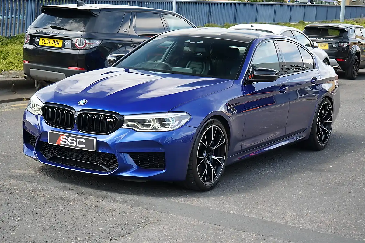 Used 2019 BMW M5 Competition Marina Bay Blue - Interior and Exterior details 7