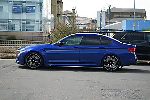 Used 2019 BMW M5 Competition Marina Bay Blue - Interior and Exterior details 8