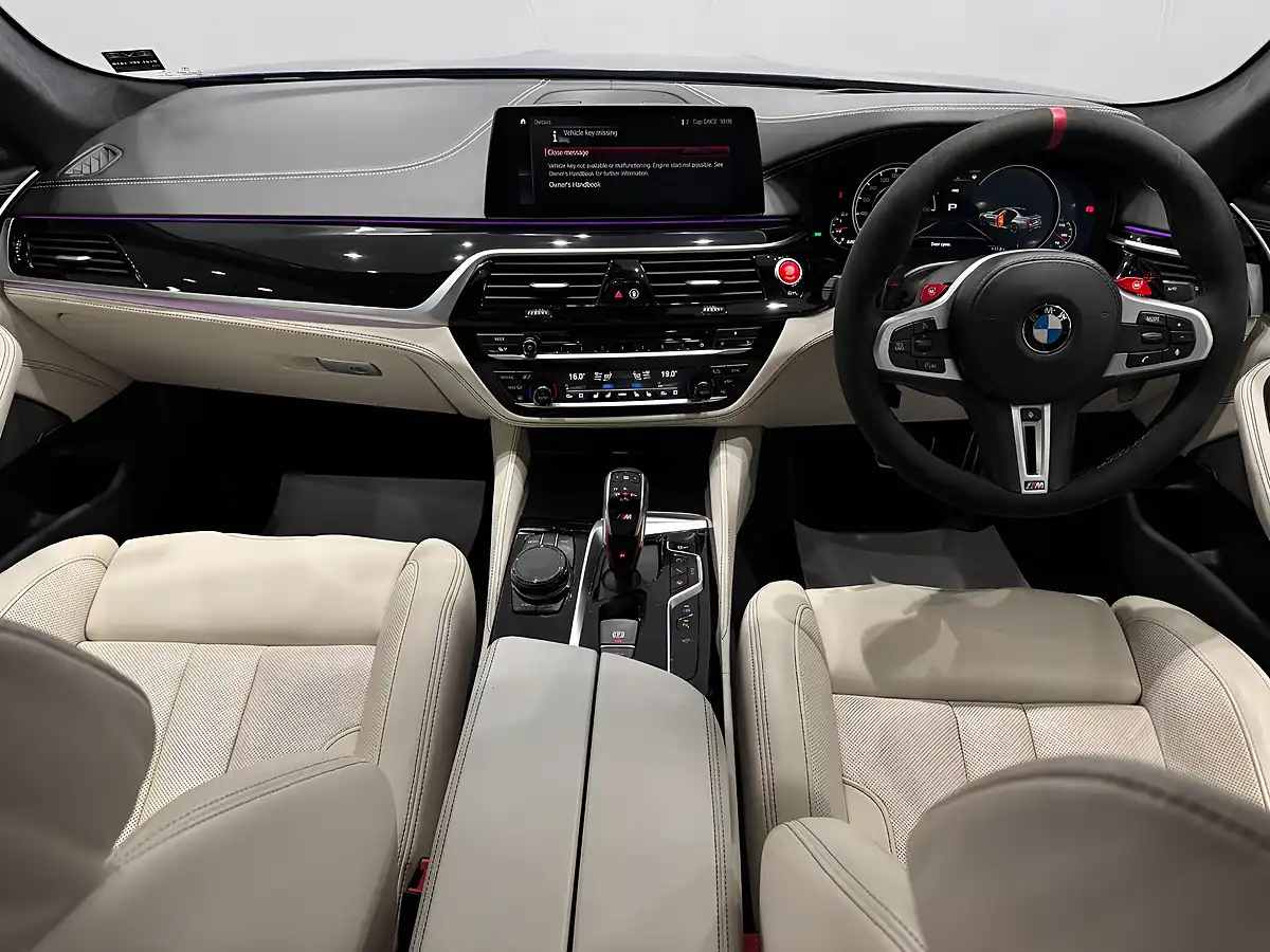 Used 2019 BMW M5 Competition San Marino Blue - Interior and Exterior details 19