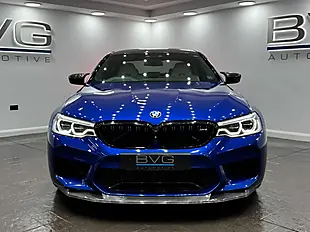 Used 2019 BMW M5 Competition San Marino Blue - Interior and Exterior details 4