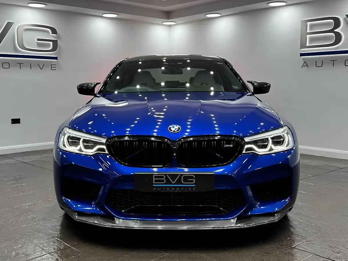 Used 2019 BMW M5 Competition San Marino Blue - Interior and Exterior details 4