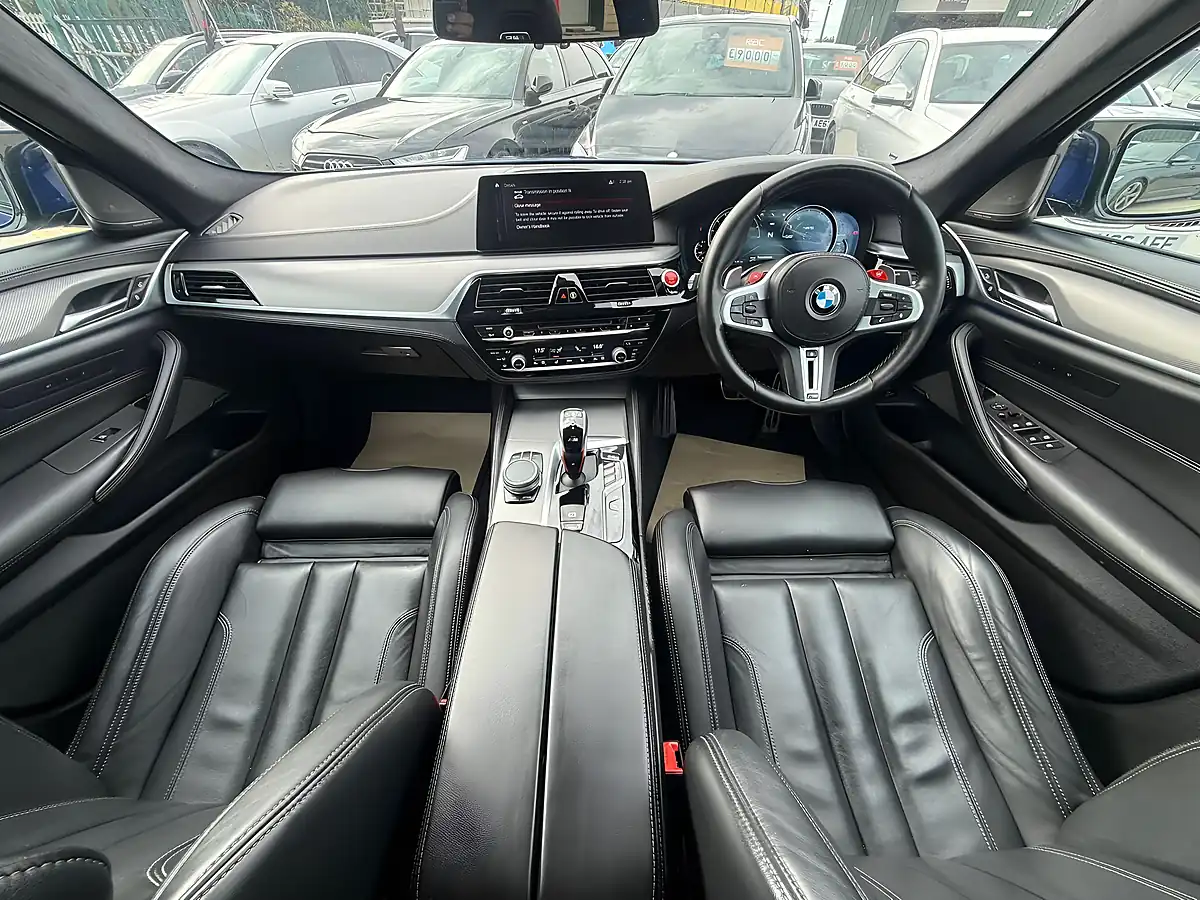 Used 2019 BMW M5 Saloon Blue - Interior and Exterior details 9