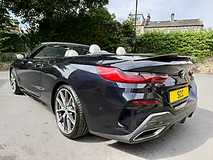 Used 2019 BMW M850i Convertible Carbon Black - Interior and Exterior details 9