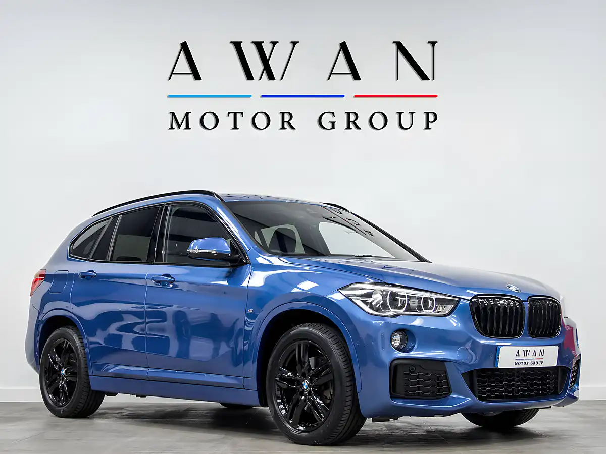 Used 2019 BMW X1 M Sport Blue - Front View