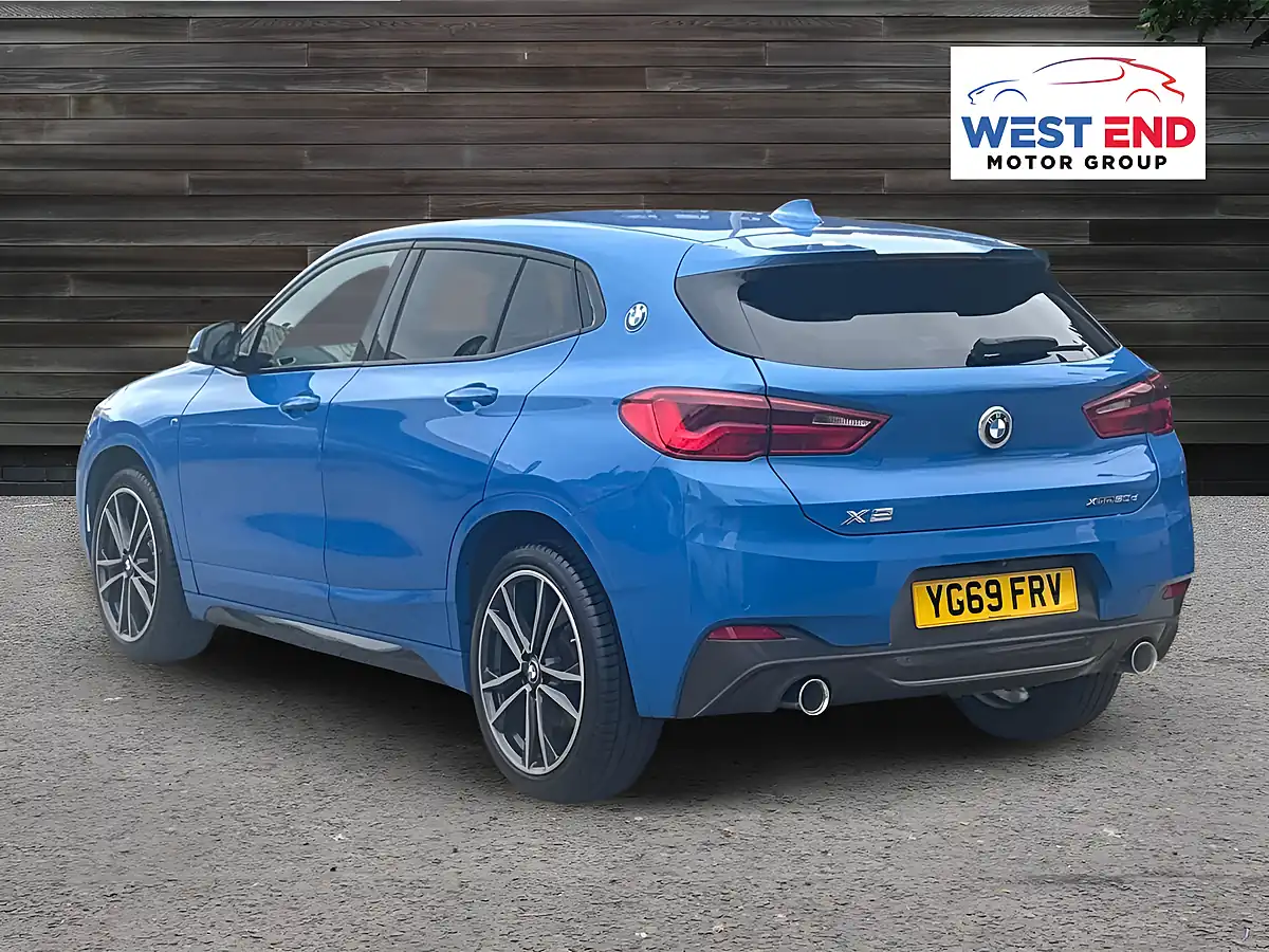Used 2019 BMW X2 M Sport Blue - Interior and Exterior details 3