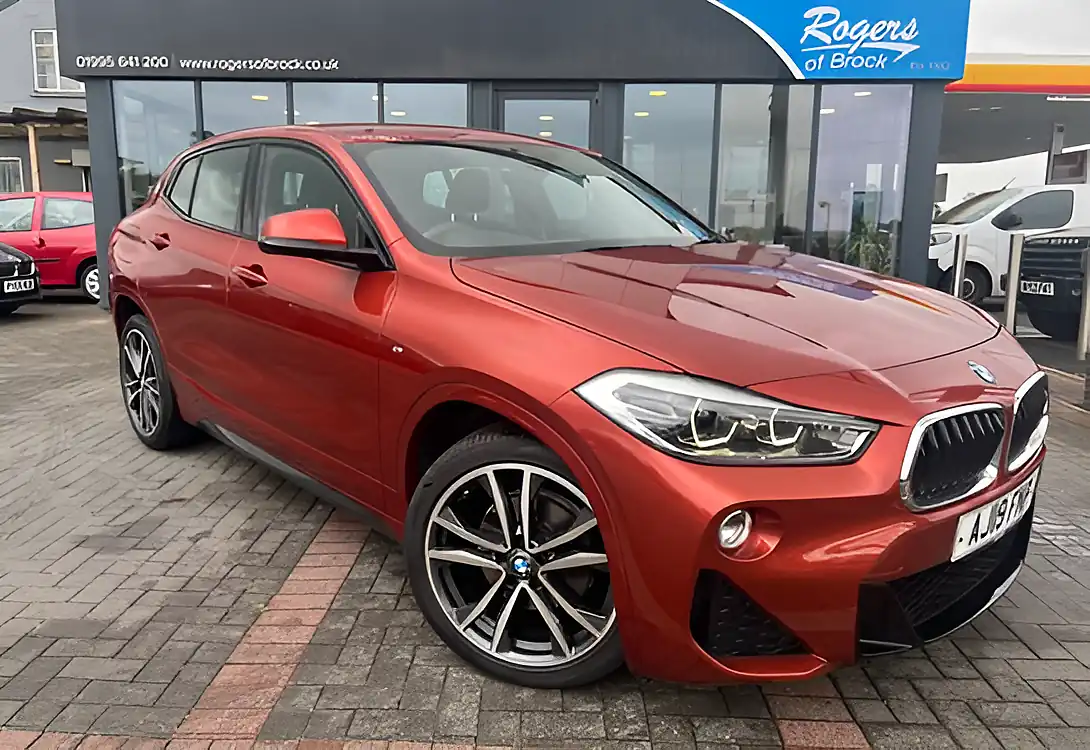 Used 2019 BMW X2 M Sport Sunset Orange - Front View