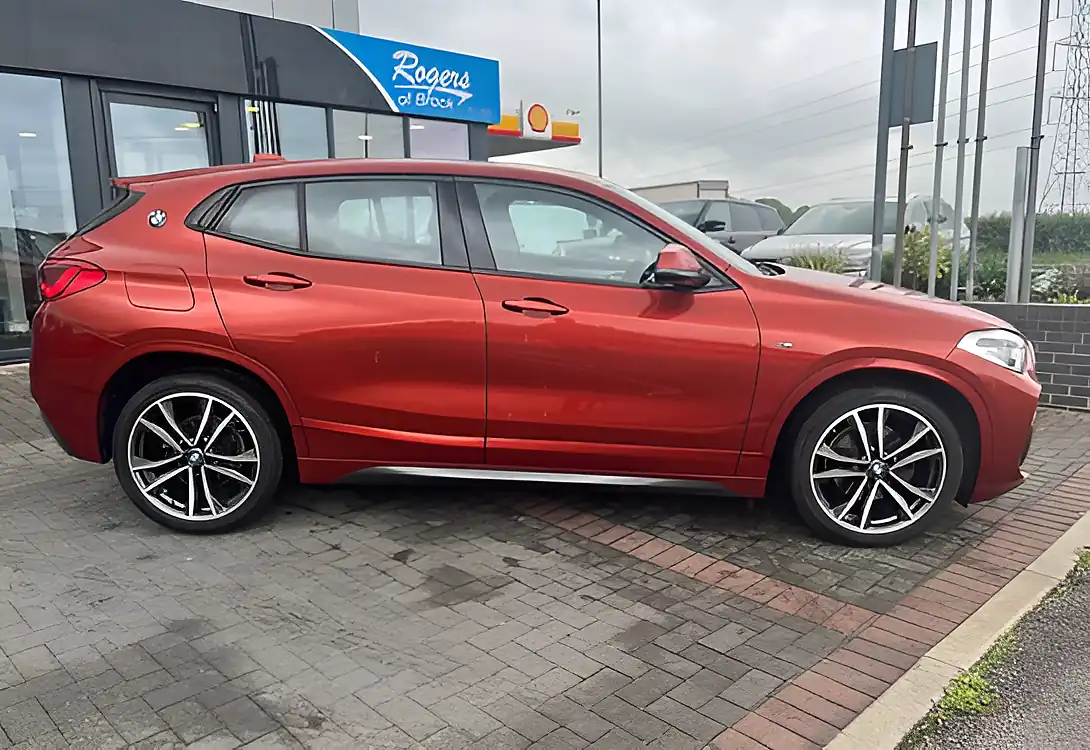 Used 2019 BMW X2 M Sport Sunset Orange - Interior and Exterior details 9