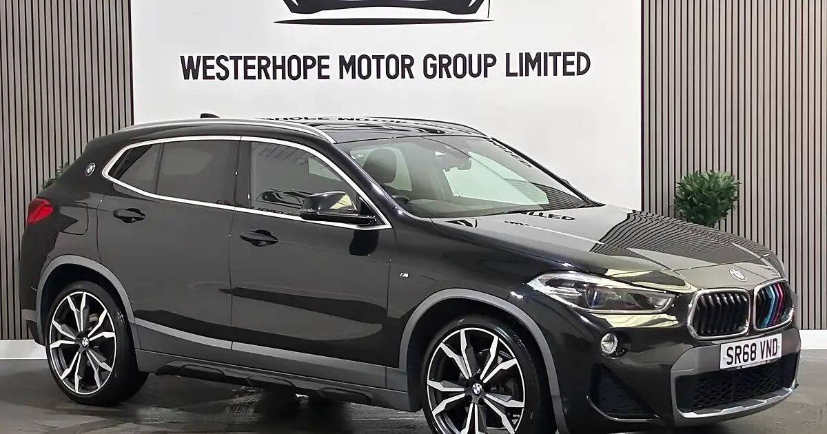 Used 2019 BMW X2 M Sport X Black - Front View
