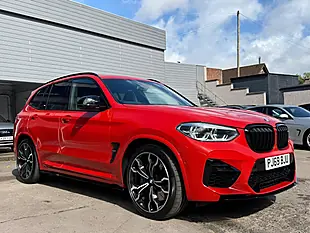 Used 2019 BMW X3 M Competition Toronto Red - Interior and Exterior details 2