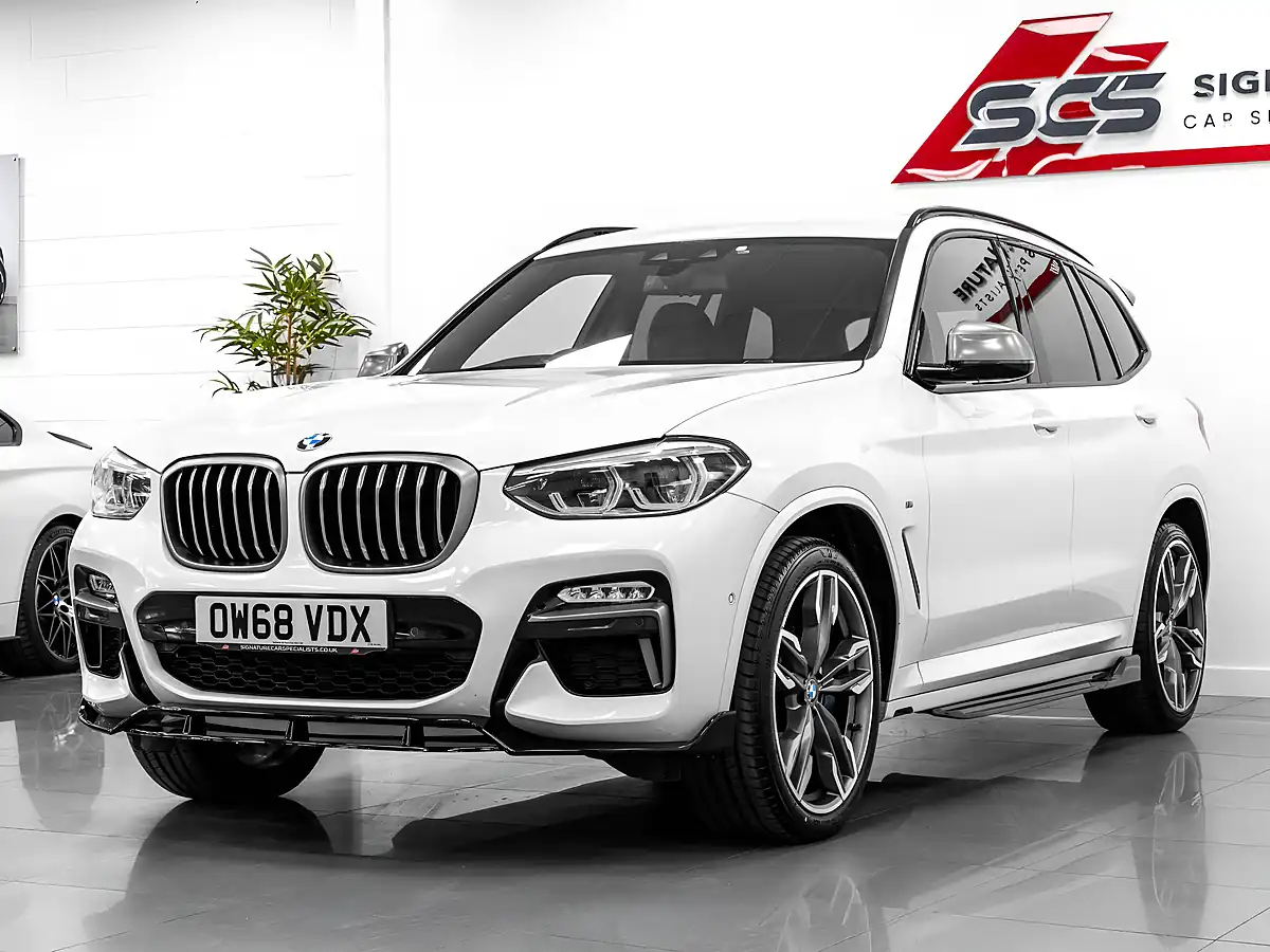 Used 2019 BMW X3 M Sport Alpine White - Front View