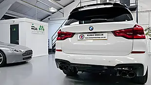 Used 2019 BMW X3 M Sport Alpine White - Interior and Exterior details 11