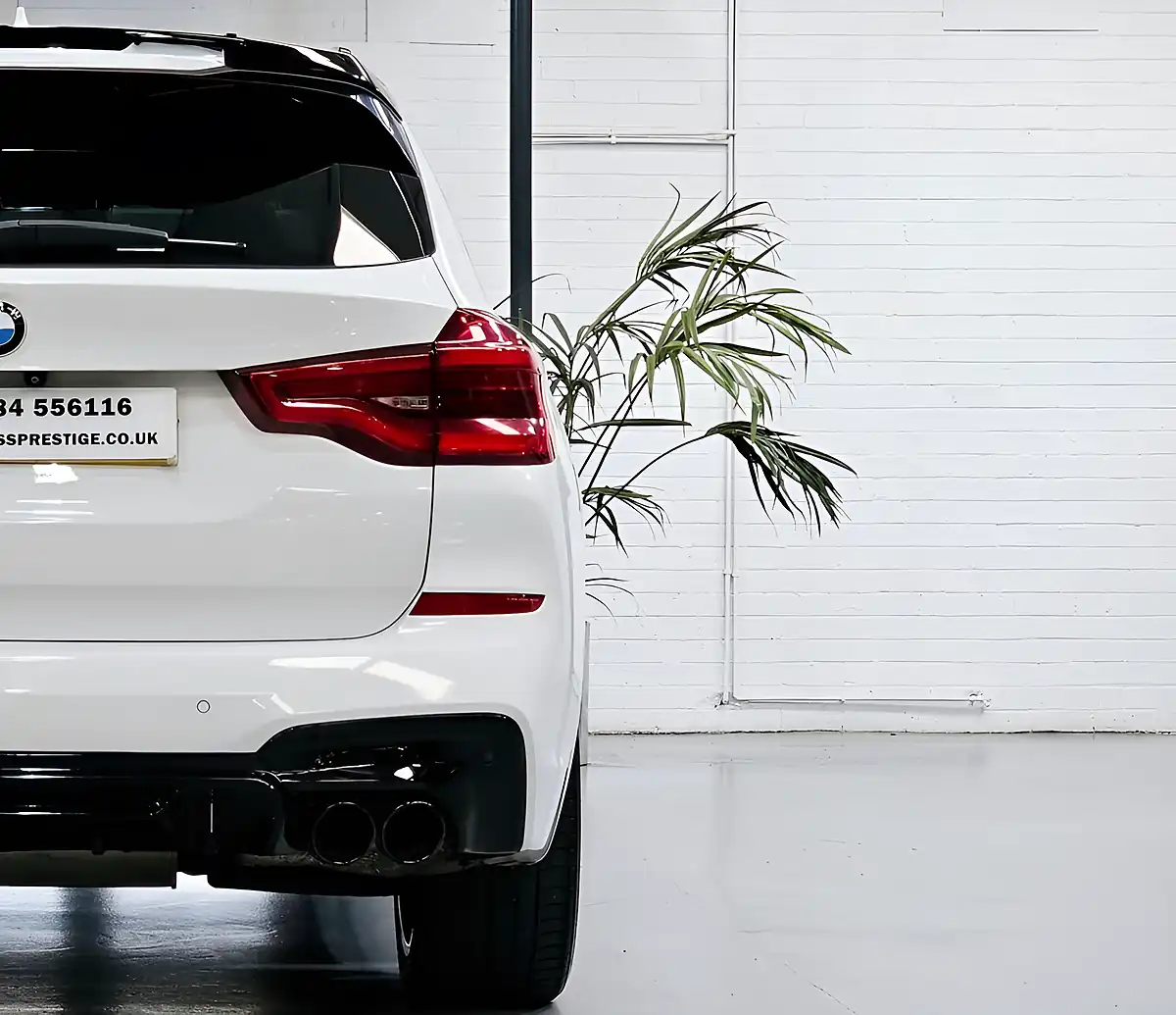 Used 2019 BMW X3 M Sport Alpine White - Interior and Exterior details 9