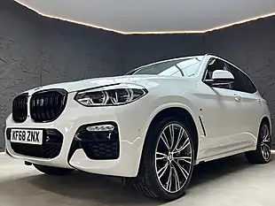 Used 2019 BMW X3 M Sport Alpine White - Interior and Exterior details 12