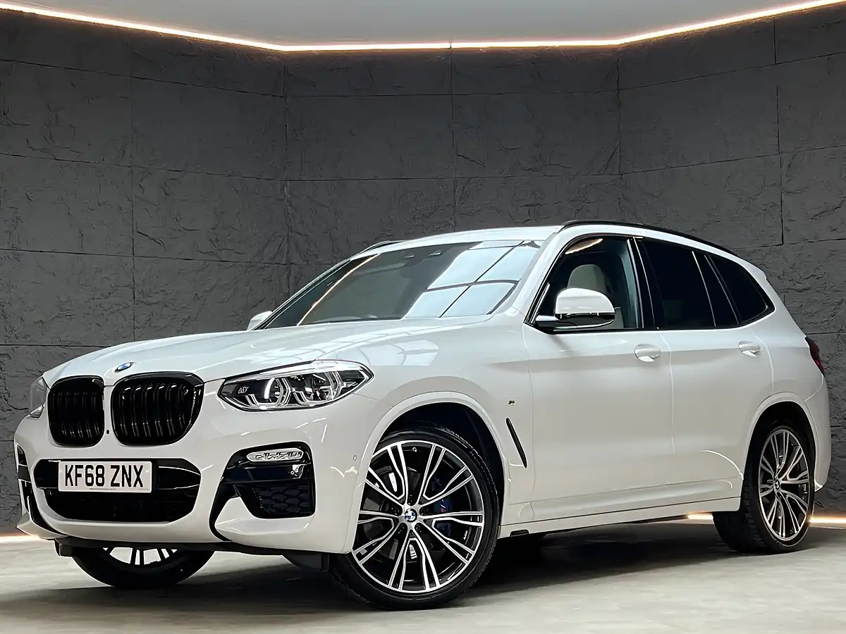 Used 2019 BMW X3 M Sport Alpine White - Interior and Exterior details 7