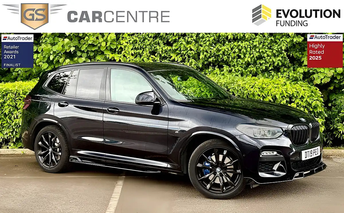 Used 2019 BMW X3 M Sport Black - Front View