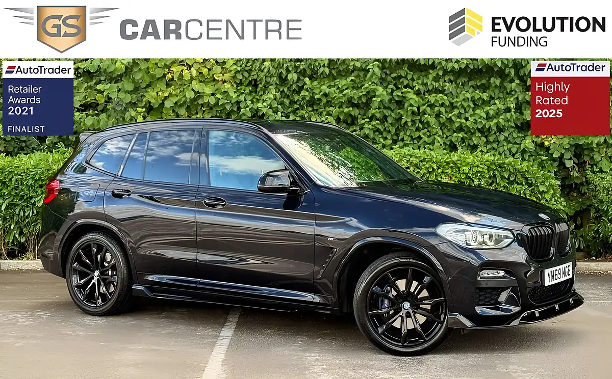 Used 2019 BMW X3 M Sport Black - Front View