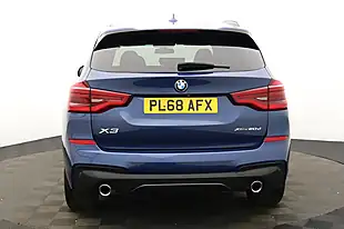 Used 2019 BMW X3 M Sport Blue - Interior and Exterior details 4