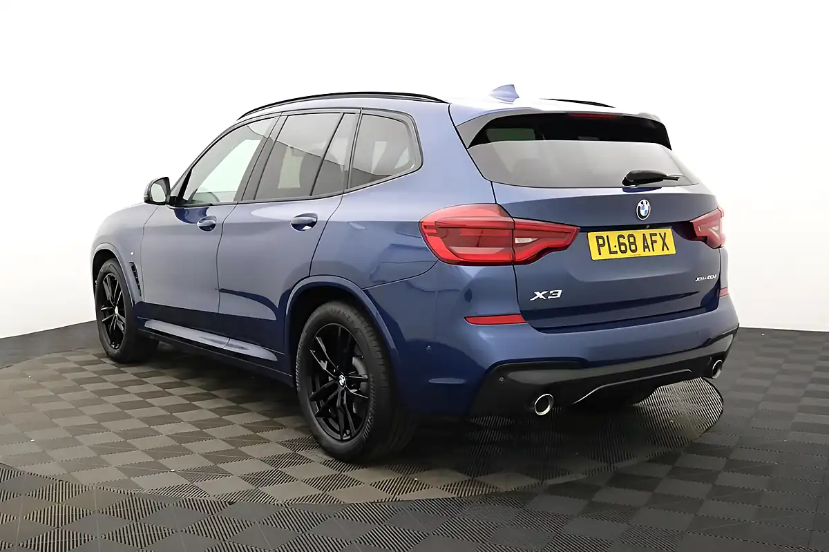 Used 2019 BMW X3 M Sport Blue - Interior and Exterior details 5